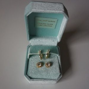 Beautiful new earrings sterling silver earring set